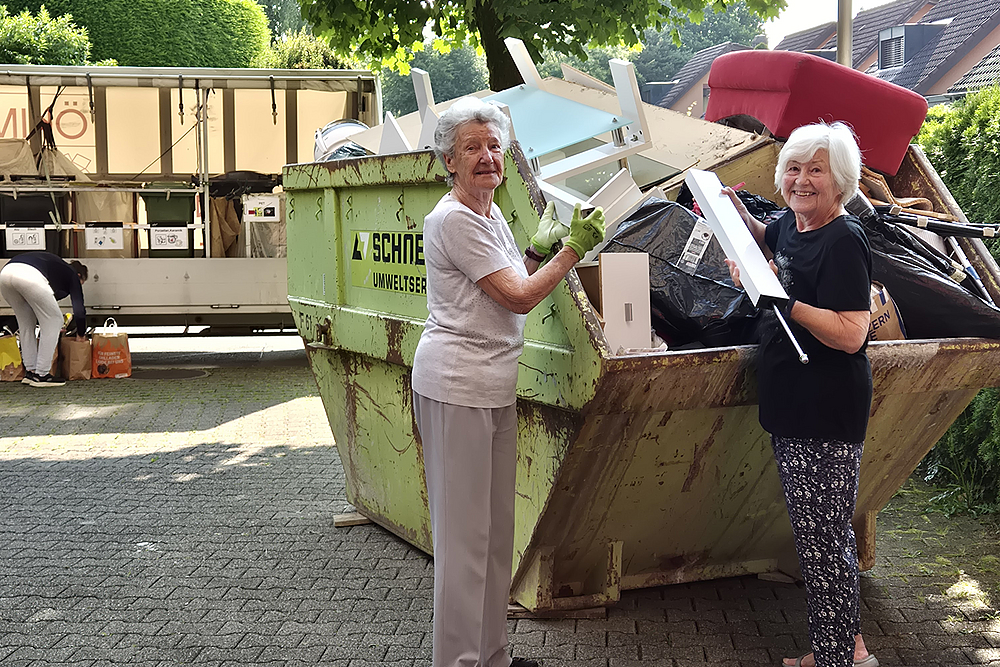 Blühende Gemeinschaft trotz Baustelle